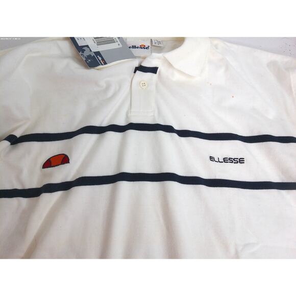 Vintage Ellesse Mens Casella Polo Shirt Size XL READ - Picture 8 of 12